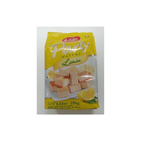 GASTONE LAGO PARTY LEMON WAFERS 250g