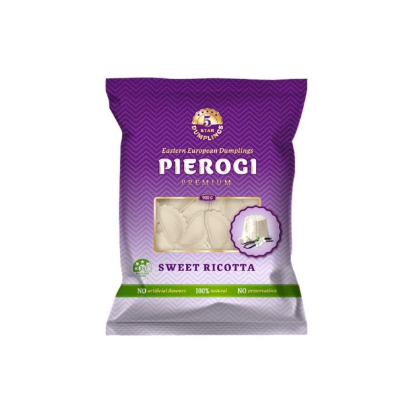 5 STAR DUMPLINGS PIEROGI SWEET RICOTTA 900g