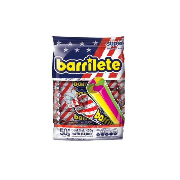 SUPER BARRILETE CHEWY CANDY X50 400g