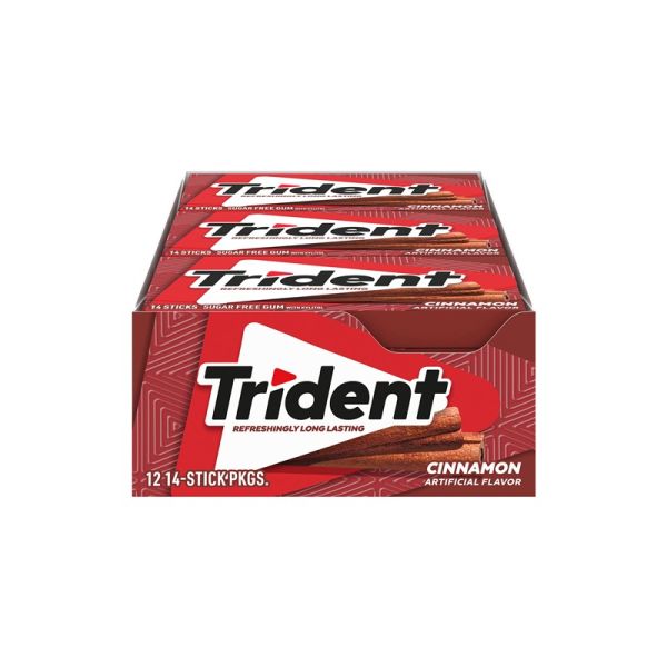 TRIDENT GUM CINNAMON 8G X 21 168G