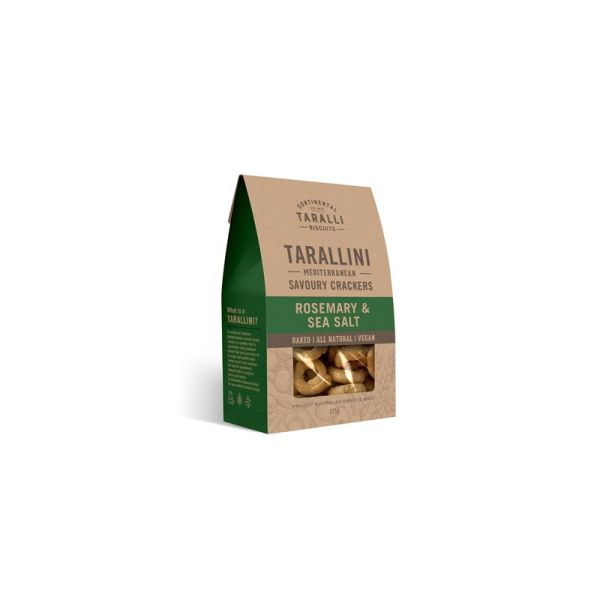 TARALLINI ROSEMARY AND SEA SALT 125g