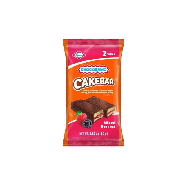 CHOCORAMO CAKEBAR MIXED BERRIES 80g