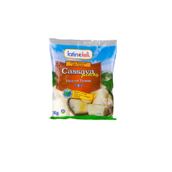 LATIN DELI GROCER YUCA PIECES FROZEN CASSAVA 1kg