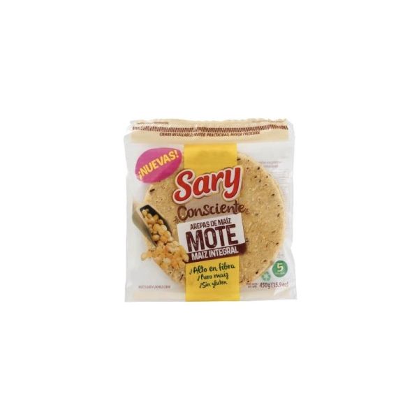 SARY MOTE INTEGRAL AREPA 450g