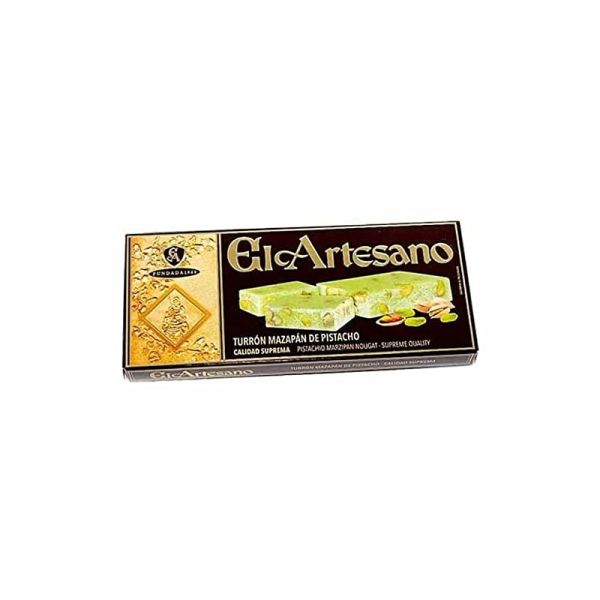 EL ARTESANO PISTACHIO TURRON MARZIPAN NOUGAT 200g