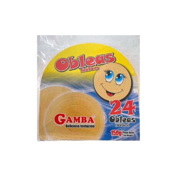 OBLEAS WAFERS GAMBA x24 150g