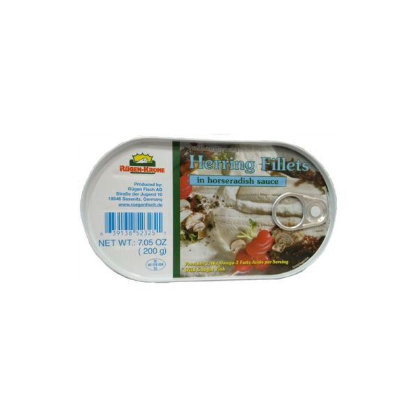 RUGENFISCH FISCH HERRING IN HORSERADISH 200G