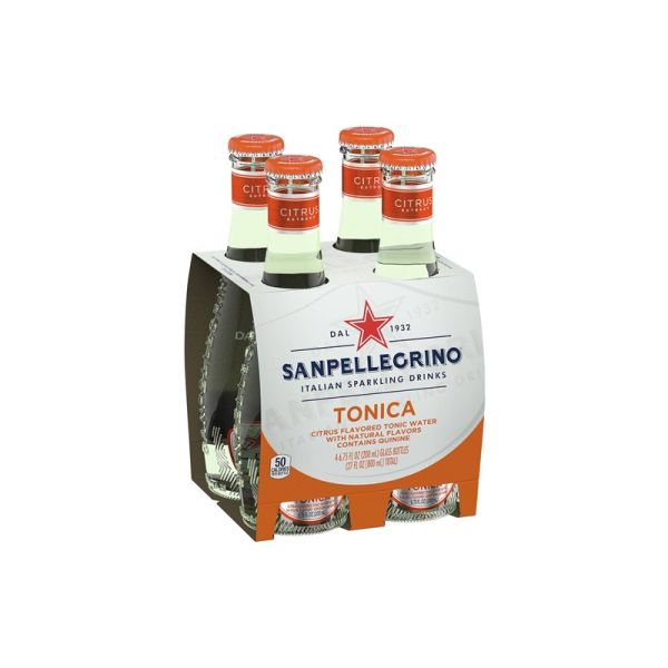 SAN PELLEGRINO ACQUA TONICA GLASS 200ml x 4