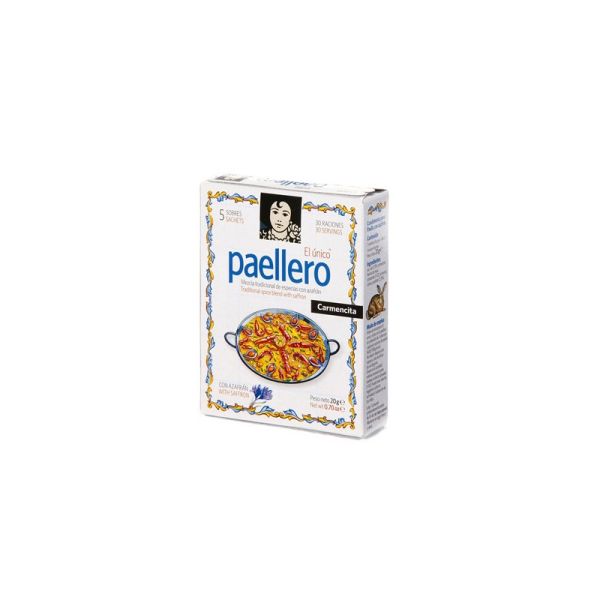 CARMENCITA PAELLERO WITH SAFRON GF 5 X 4g