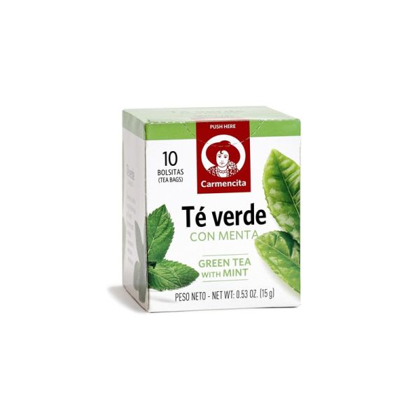 CARMENCITA GREEN TEA WITH MINT MENTA  15g