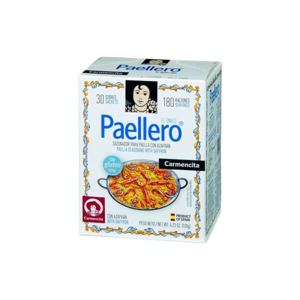 CARMENCITA PAELLERO SEASONING W SAFFRON 120G (30SACHELS)