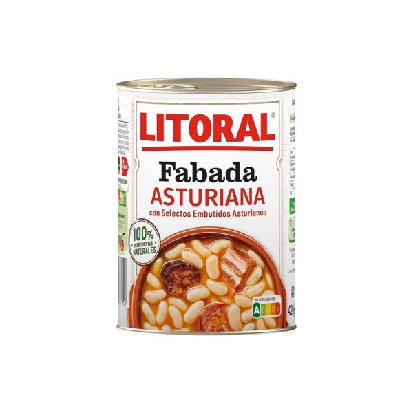 LITORAL FABADA ASTURIANA con selectos embutidos asturianos 420g