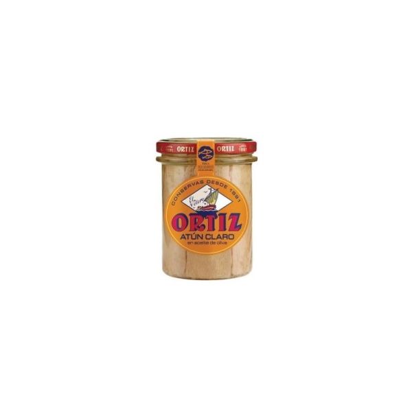 TUNA FILLETS IN OLIVE OIL JAR 220G  YELLOW ORTIZ