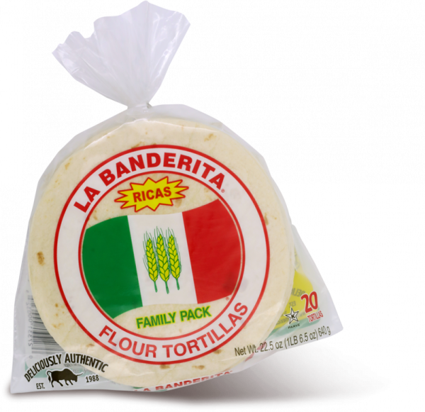 LA BANDERITA 6"" TORTILLA FAMILY PACK 20 piece