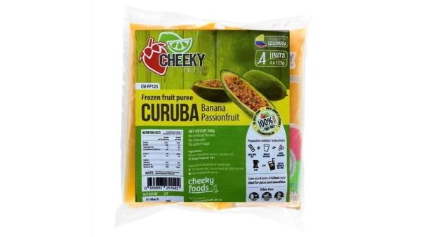 CHEEKY FRUIT PULP FROZEN CURUBA 4 X 125g